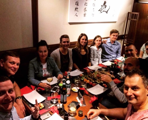 Dream Team SEOgroup w Hashi Sushi