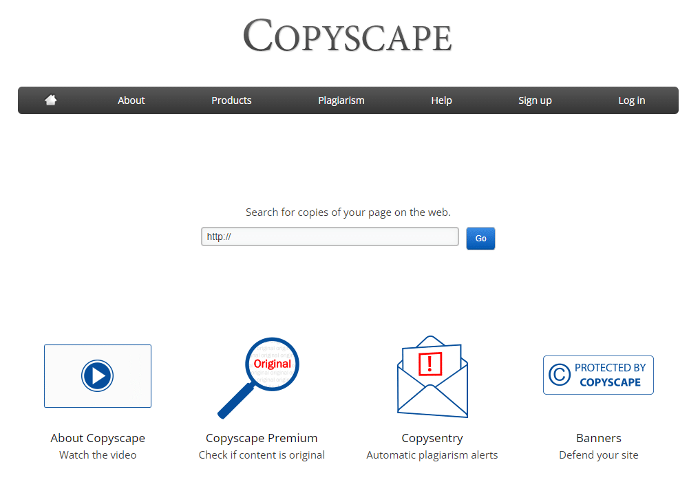 Zdj 7. Copyscape – skuteczne narzędzie do weryfikacji plagiatu.